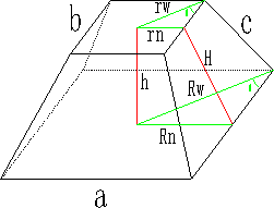 正多棱台几何计算器