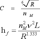管道系统中(曼宁公式一)沿程水头损失在线计算器