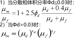 互不相溶液体的混合粘度计算公式与在线计算器