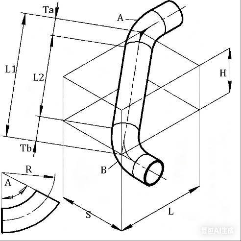 爬升弯头C计算器