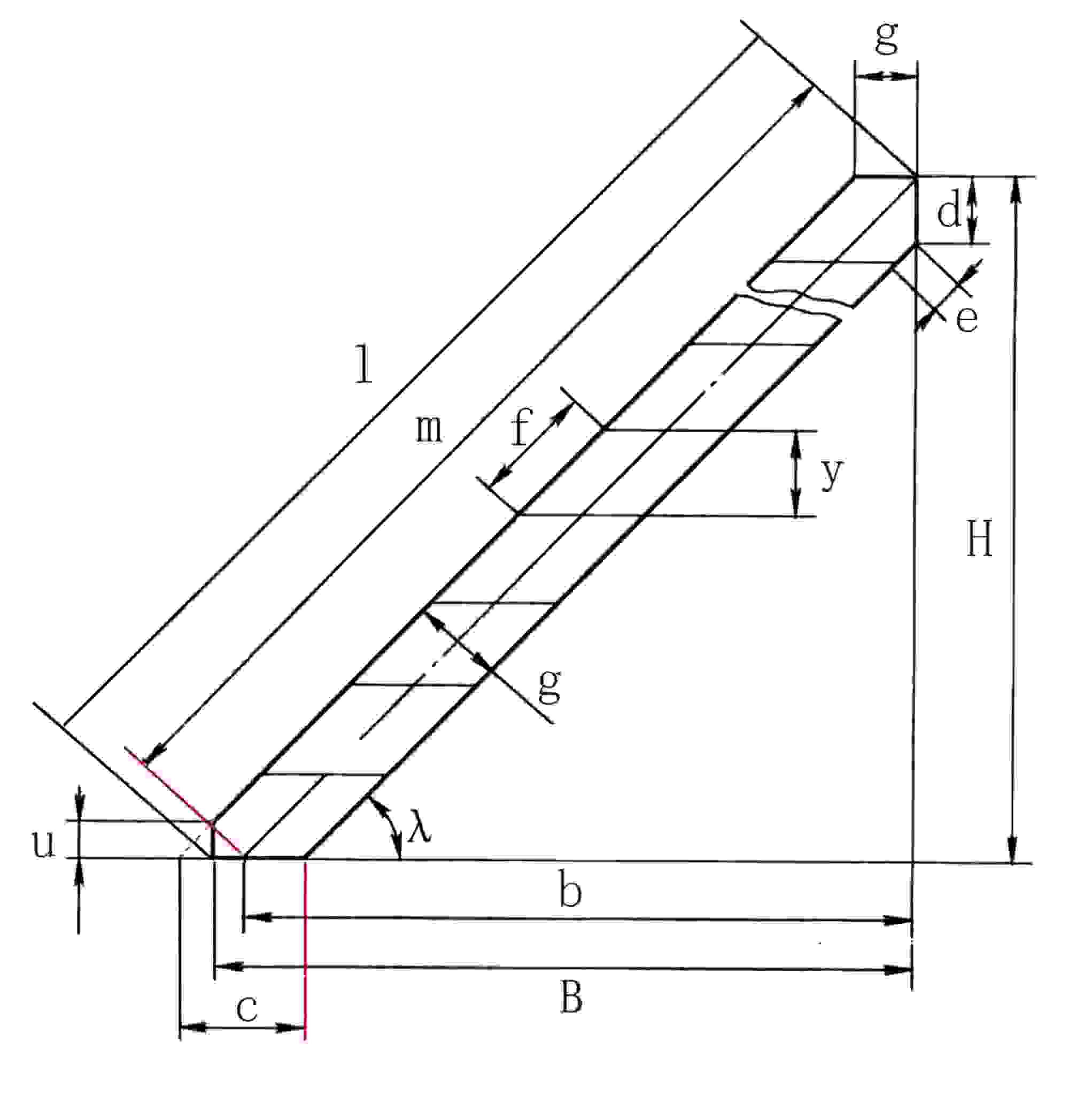 直斜梯展开计算器